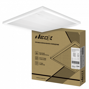 Панель светодиодная универсальная ДВО-02 4540-ПРИЗМА 45Вт 4000К IP40 595х595х15мм NEOX Панель светодиодная универсальная ДВО-02 4540-ПРИЗМА 45Вт 4000К IP40 595х595х15мм NEOX