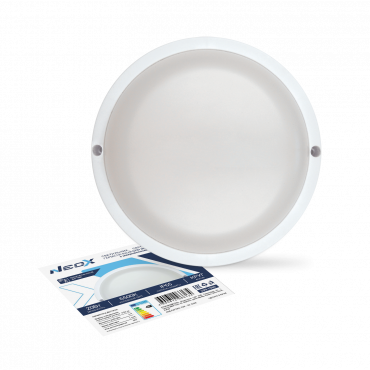 Светильник светодиодный герметичный СПП МД-2065-КРУГ 20Вт 6500К 1800Лм с микроволн датчиком IP65 155мм NEOX, Светильники светодиодные герметичные ЖКХ	