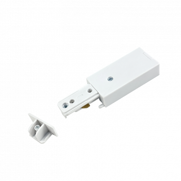 Ввод питания с заглушкой PSB-WH для шинопровода SB белый IN HOME, Шинопровод и аксессуары к трековым светильникам	