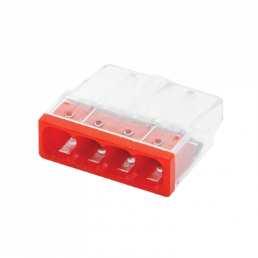 Строительно-монтажная клемма СМК 772-204 (25шт./упак.) IN HOME, Наконечники, гильзы, колпачки