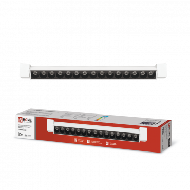 Светильник трековый линейный светодиодный поворотный LTR-02R-TL 30Вт 4000К 3000Лм 475мм IP40 24 градуса белый серии TOP-LINE IN HOME, Светильники трековые светодиодные	
