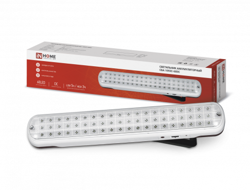 Светильник светодиодный аварийный СБА 1093С-60DC 60LED lead-acid DC IN HOME, Светильники аварийные	