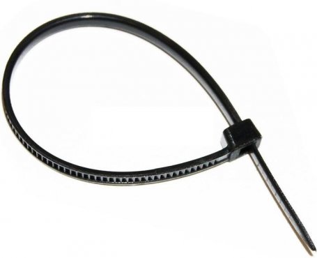 Хомут КСС-А 4,8х300 нейлоновый с УФ защитой черный (100штук/упаковка) IN HOME, Монтажный крепеж	