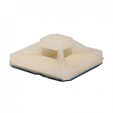 Площадка самоклеящаяся ПС-30 30х30 под хомуты (100штук/упаковка) IN HOME, Монтажный крепеж	