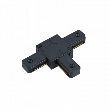 Коннектор T-тип TSB-BL для шинопровода SB черный IN HOME, Шинопровод и аксессуары к трековым светильникам	